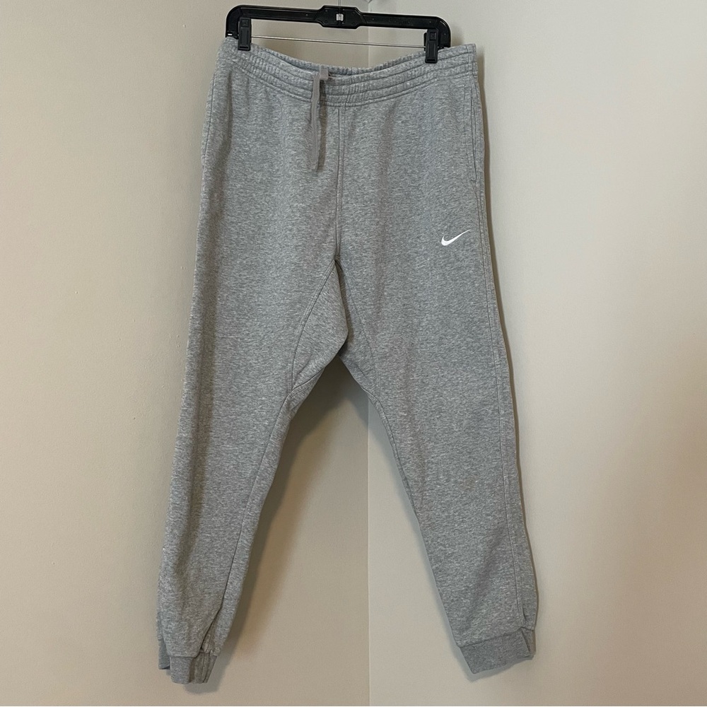 Nike Mens Light Gray Joggers